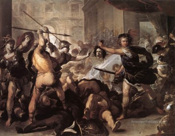  baroque - Persée Combat Phineus Et Ses Compagnons Baroque Luca Giordano